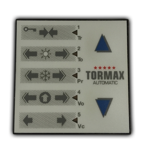 TORMAX PROGRAMME SWITCH FOR AUTOMATIC SLIDING DOORS