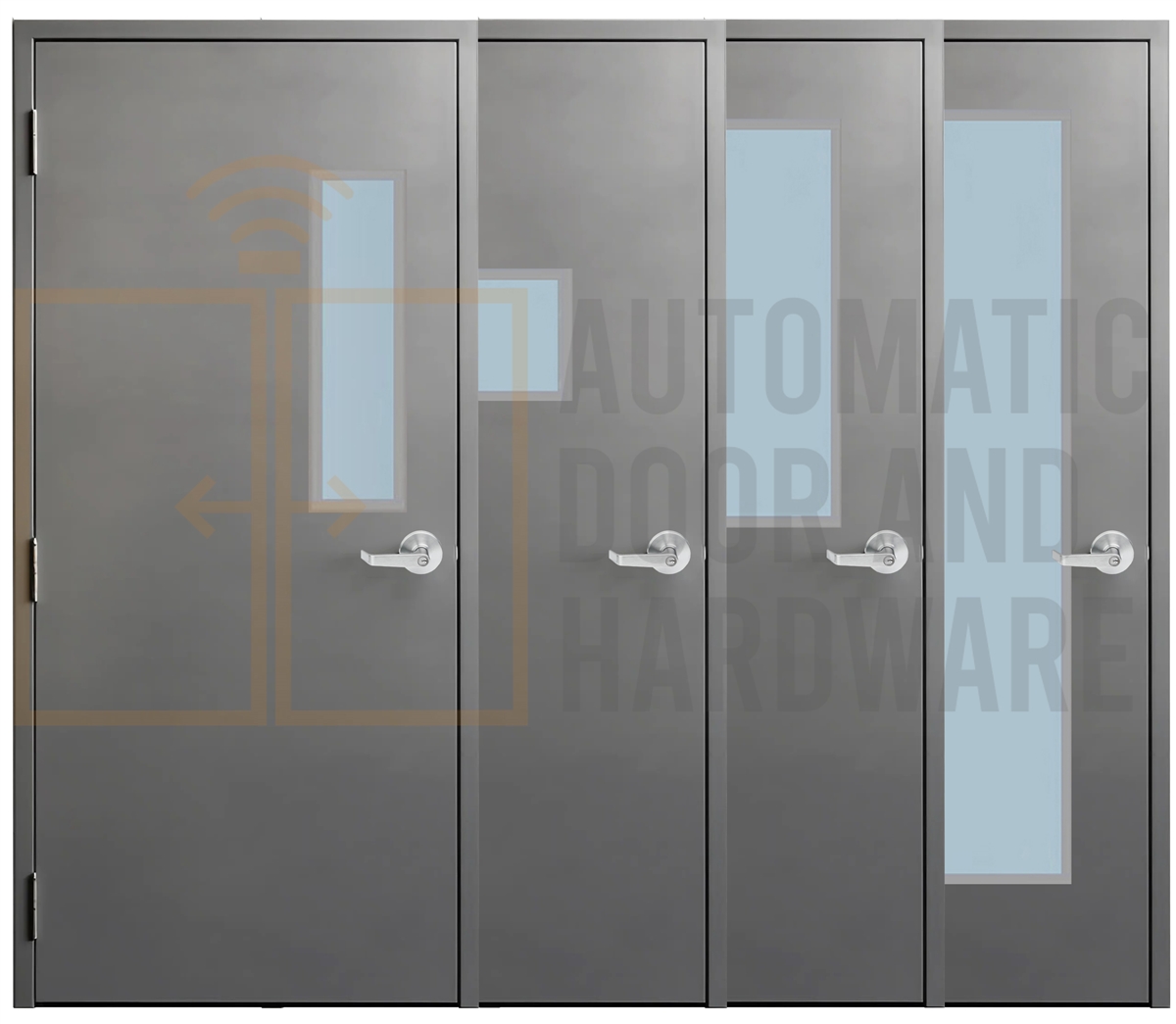 Commercial Steel Door With Window